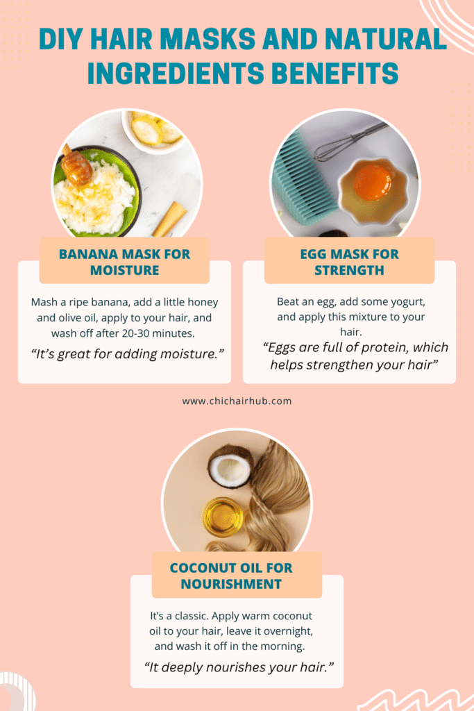 DIY Hair Masks and Natural Ingredients Benefits - Simple Hair Care Routine